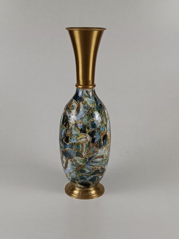 Table Flower Pot I Table Vase I Bottle Shape Vase in Meenakari Work - Image 4