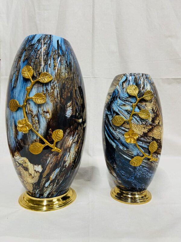 Unbreakable metal Flower pot set of 2 - Image 3