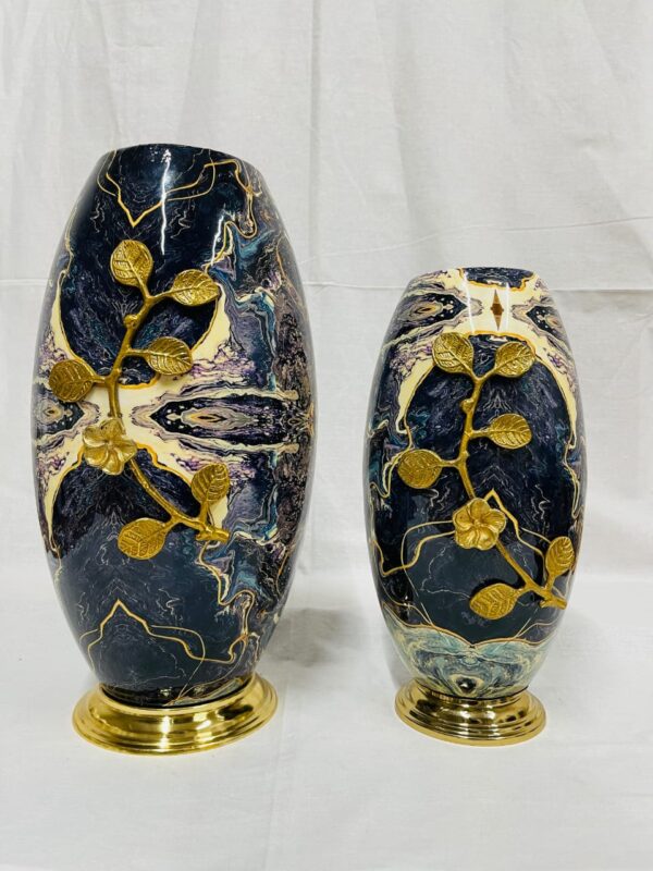 Unbreakable metal Flower pot set of 2 - Image 8