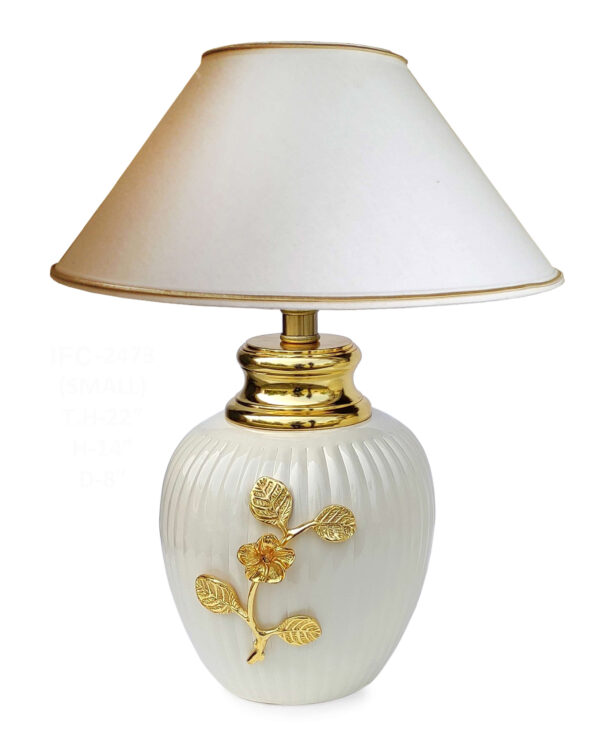 Beautiful White Colour Table Lamp.